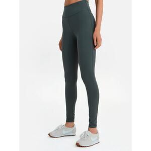 MATE The Label Organic Stretch Full Length Legging Forest Green XS NWT